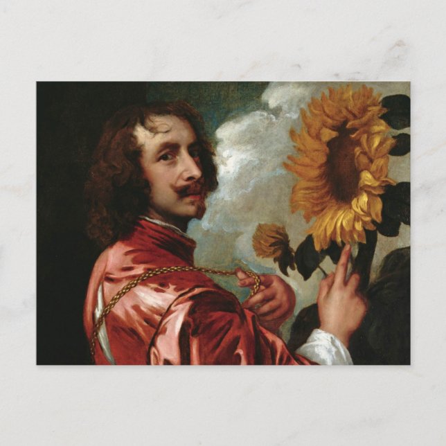 Carte Postale Anthony van Dyck - Autoportrait (Devant)