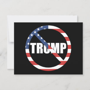 Carte Postale Anti-Trump pro-démocratie