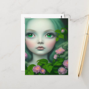 Carte Postale Antidote Ivy Green Eyed Girl