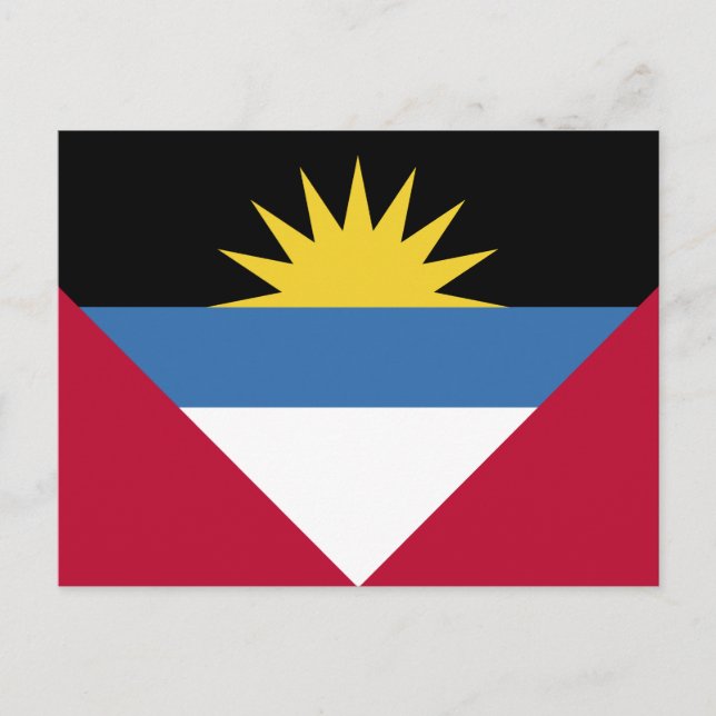 Carte Postale Antigua et Barbuda Flag (Devant)