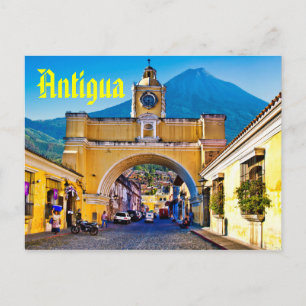 Carte Postale Antigua, Guatemala, Central America