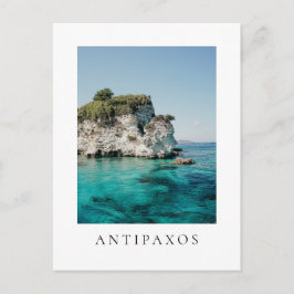 Carte Postale Antipaxos coast, at Paralia Voutoumi, Greece