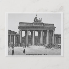 Carte Postale Antique Allemagne Porte de Brandebourg c1900 Berli