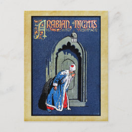 Carte Postale Antique Binding Design Arabian Nights couverture d