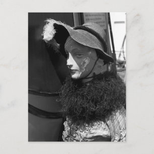 Carte Postale Antique boutique Mannequin, 1941