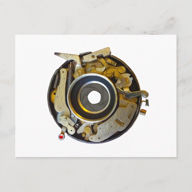 Carte Postale Antique Camera Lens Shutter (Devant)