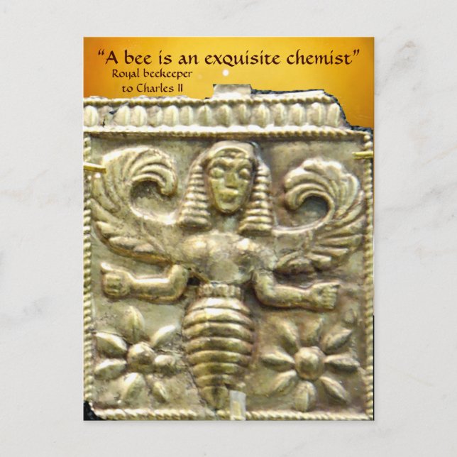 CARTE POSTALE ANTIQUE GRECQUE HONEY BEE GODDESS (Devant)