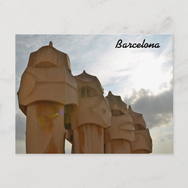 Carte postale Antonio Gaudi, Barcelone (Devant)