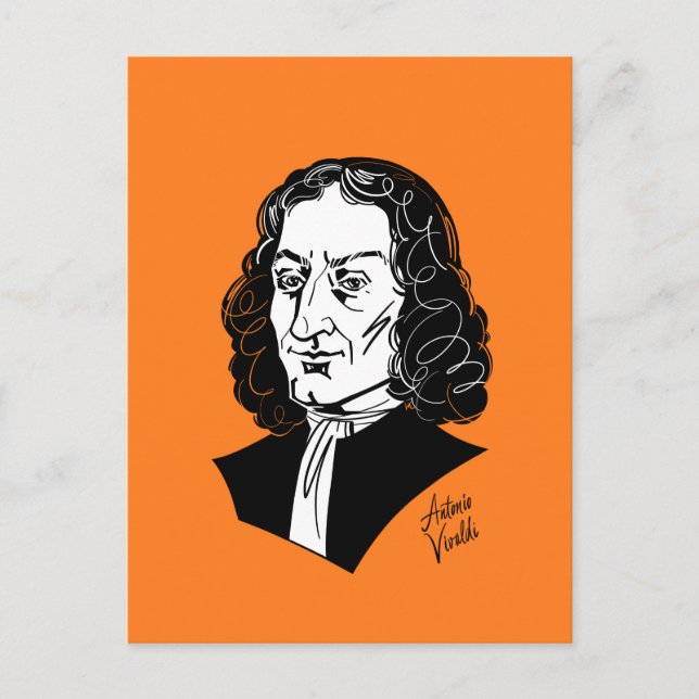 Carte Postale Antonio Vivaldi (Devant)