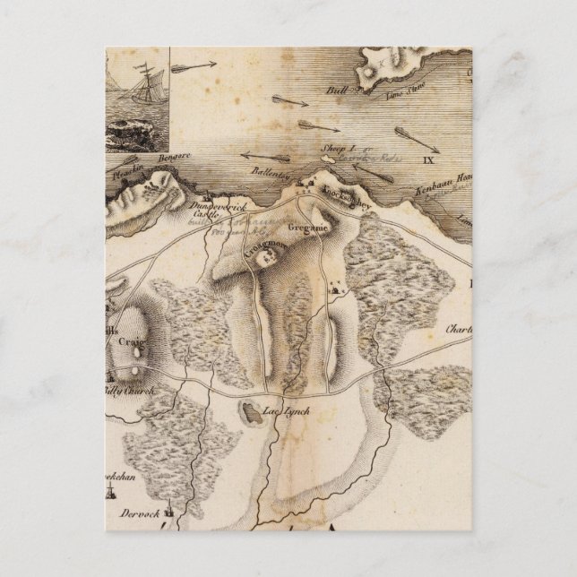 Carte Postale Antrim, Raghery (Devant)