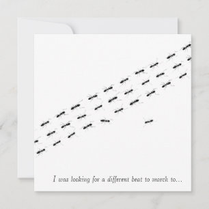 Carte postale Ants indépendante