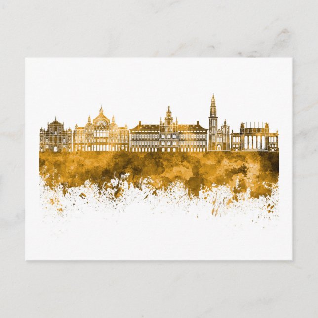 Carte Postale Antwerp skyline (Devant)