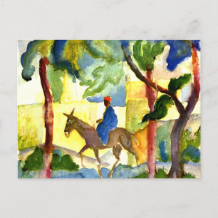 Carte Postale Août Macke - Balade à dos d'âne