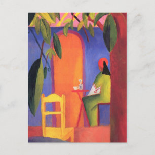 Carte Postale Août Macke - Café turc II