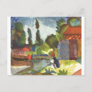 Carte Postale Août Macke - Islande Shank avec Arabe assis 1914