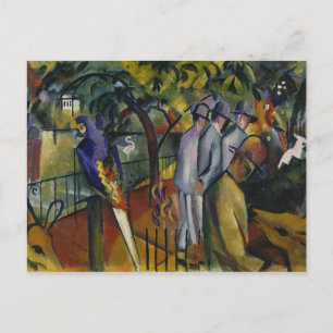Carte Postale Août Macke   Jardin zoologique I