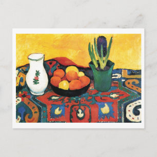Carte Postale août Macke - Stilleben : Hyazinthenteppich 1910