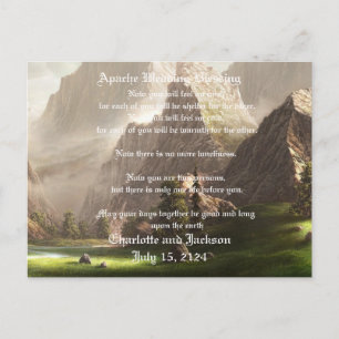 Carte Postale Apache Mariage Blessing Valley