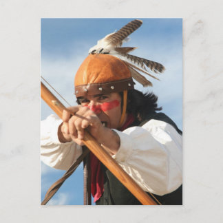 Carte Postale Apache Warrior