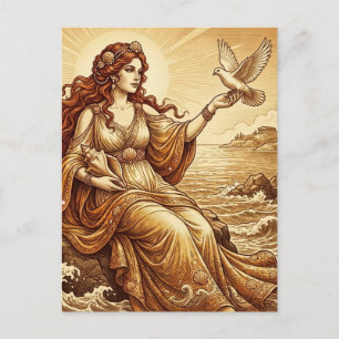Carte postale Aphrodite déesse grecque