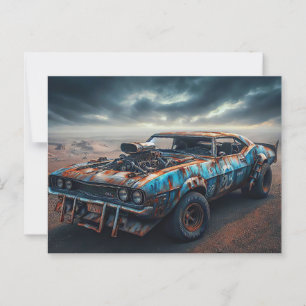 Carte Postale Apocalypse Classic Chevy Camaro