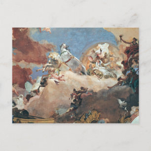 Carte Postale Apollo dans son Sun Chariot conduisant Béatrice I