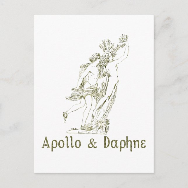 Carte Postale Apollo & Daphne (Devant)