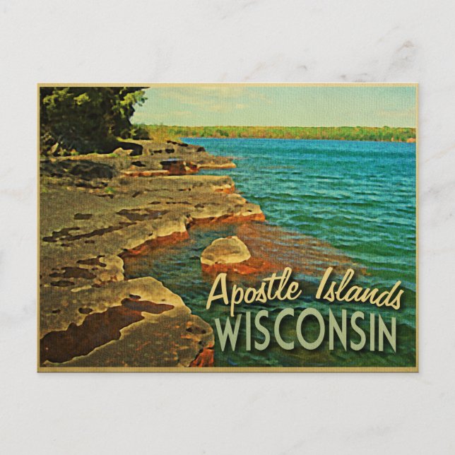 Carte Postale Apostle Wisconsin (Devant)