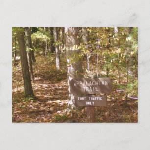 Carte Postale appalachian trail sign pennsylvania fall