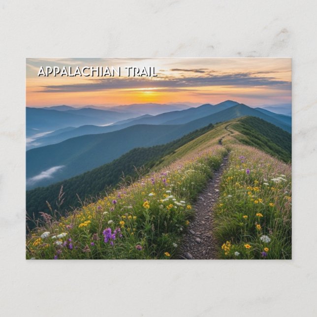 Carte Postale Appalachian Trail Travel (Devant)