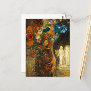 Carte Postale Apparition, 1910 par Odilon Redon