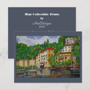 Carte Postale Appartements en Italie - Mini Imprimés Collectible