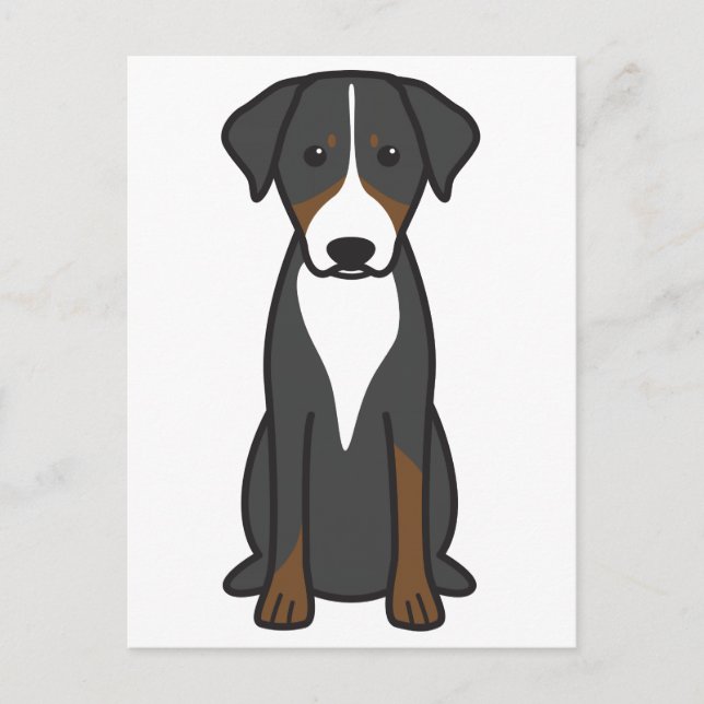 Carte Postale Appenzeller Sennenhund (Devant)