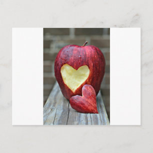 Carte postale Apple Heart