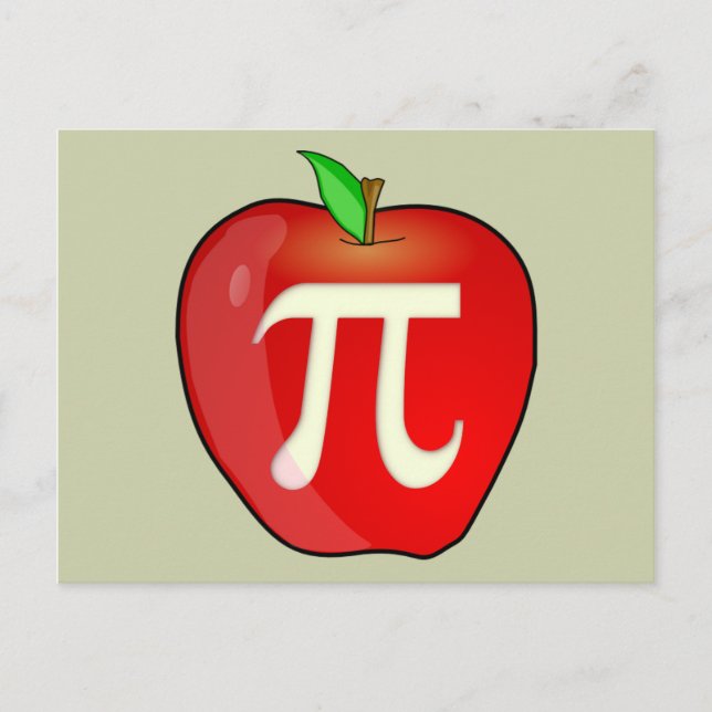 Carte Postale Apple Pi (Devant)