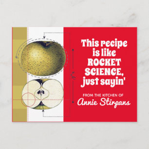 Carte Postale Apple science cuisine cuisine livre de recettes ca
