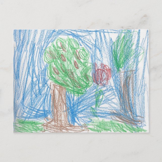 Carte postale Apple Tree (Devant)