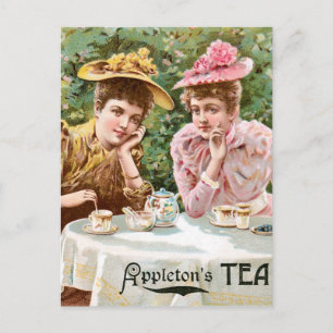 Carte Postale Appleton's Tea Vintage Drink Ad Art