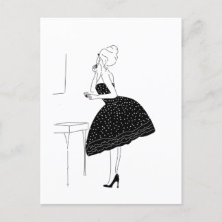 Carte Postale Appliquer le parfum où vous voulez être baisé faux