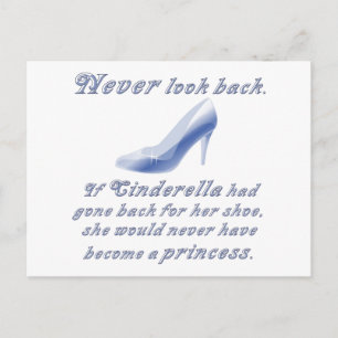 Carte Postale Apprenez de la chaussure de Cendrillon