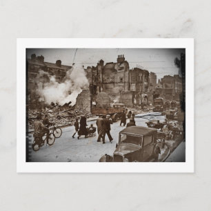 Carte Postale Après le bombardement de Londres