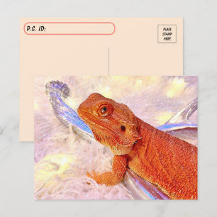 Carte Postale Après le passage à niveau, le dragon barbu