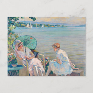 Carte Postale Après-midi d'été au lac   Edward Cucuel