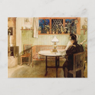 Carte Postale Après que les enfants sont allés au lit