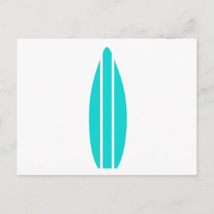 Carte Postale Aqua Surboard
