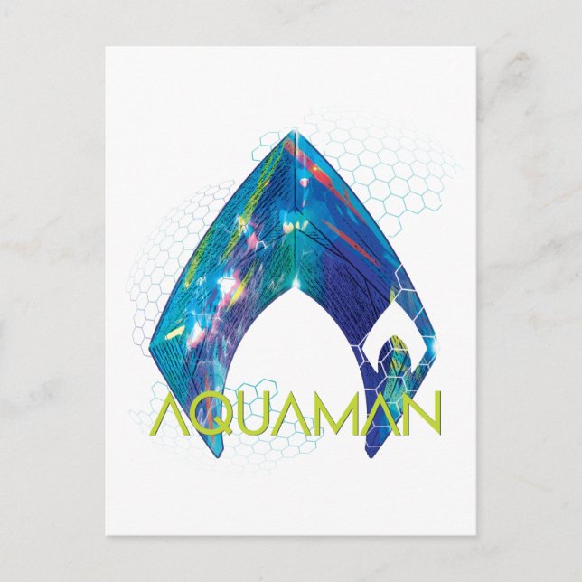 Carte Postale Aquaman | Logo Aquaman modifié (Devant)