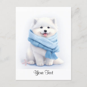 Carte Postale Aquarelle américaine Esquimau Chien Chien Chien Pe
