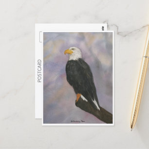 Carte Postale Aquarelle d'aigle