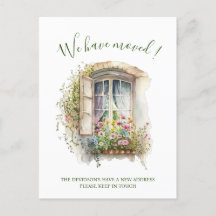Aquarelle Fenêtres avec Fleurs Nouveau Accueil Dém