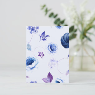 Carte Postale Aquarelle Roses 31